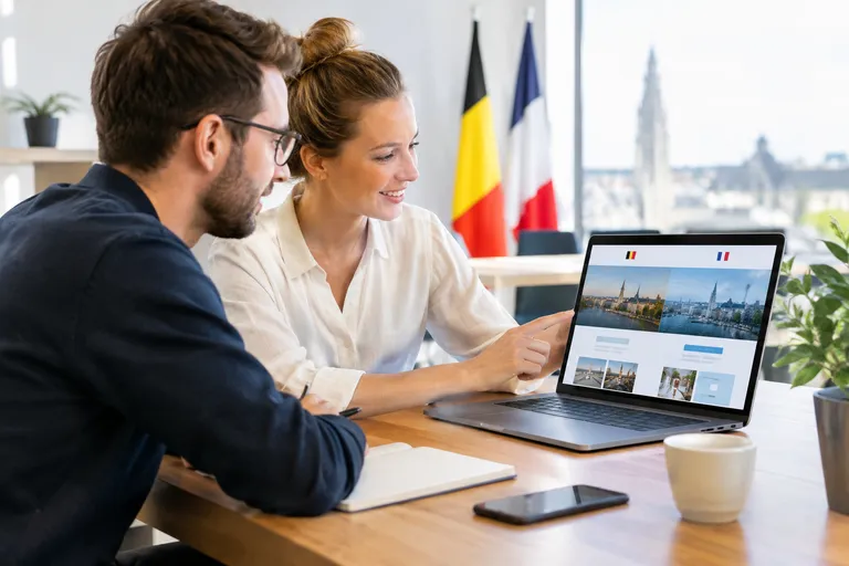 Een tweetalige bedrijfswebsite in België: 7 details om vóór de vertaling af te stemmen